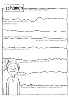 Vorschau - Arbeitsblätter - Scham / schämen - Gefühle kreativ erkunden - Sketchnotes - Seite 3
