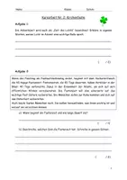 Vorschau - Klassenarbeiten - Klassenarbeit Kirchenfeste mit Lösungen - Seite 1