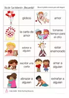 Aperçu - Jeux - Día de San Valentín (la Saint - Valentín) Espagnol jeu de mémoire - Page 1