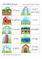 Aperçu - Jeux - campo / animales / naturaleza Espagnol jeu de mémoire - Page 3