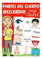 Aperçu - Jeux - partes del cuerpo RECUERDA! Espagnol jeu de mémoire - Page de couverture