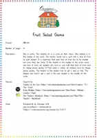 Aperçu - Jeux - Fruit Salad Game - Page 1