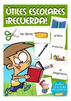 Aperçu - Jeux - útiles escolares / en la escuela Espagnol jeu de mémoire - Page de couverture