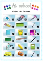 Aperçu - Jeux - Game Collect the buttons - At school - Page 2