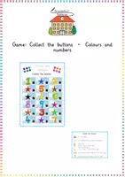 Aperçu - Jeux - Game Collect the buttons - Colours and numbers - Page de couverture