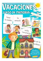 Aperçu - Jeux - vacaciones RECUERDA! Espagnol jeu de mémoire - Page de couverture