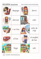 Aperçu - Jeux - vacaciones RECUERDA! Espagnol jeu de mémoire - Page 3