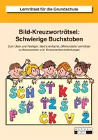 Vorschau - Arbeitsblätter - Kreuzworträtsel zu Konsonanten und Konsonantenverbindungen: Z/TZ, K/CK, SCH/ST/SP, F/PF/V, S/SS - Deckblatt