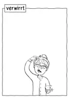 Aperçu - Matériel pour travaux manuels / dessin - Verwirrung / verwirrt sein - Gefühle kreativ erkunden - Sketchnotes - Page 1