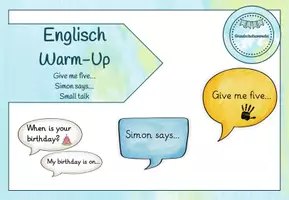 Vorschau - Spiele - Englisch: Druckvorlage Warm-Ups - Seite 1