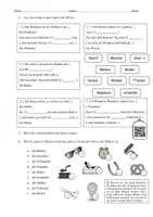 Vorschau - Arbeitsblätter - Kinderlied: Das Wandern ist des Müllers Lust - als PDF und Word - Seite 2
