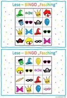 Vorschau - Spiele - Fasching / Karneval: Lese-Bingo - Seite 2
