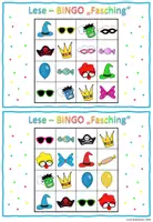 Vorschau - Spiele - Fasching / Karneval: Lese-Bingo - Seite 3