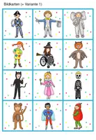 Vorschau - Spiele - Fasching / Karneval: Lesekarten - Seite 2