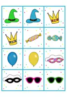Vorschau - Spiele - Fasching / Karneval: Lesekarten - Seite 3