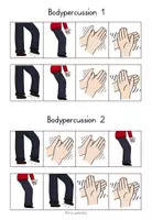 Aperçu - Feuilles d'exercices - Body Percussion Pattern 1 - Page 1