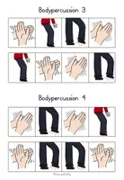 Aperçu - Feuilles d'exercices - Body Percussion Pattern 1 - Page 2