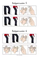 Aperçu - Feuilles d'exercices - Body Percussion Pattern 1 - Page 3