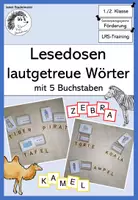 Vorschau - Fördermaterial/Inklusion - Lesedosen - lautgetreue Schachtelwörter mit 5 Buchstaben - Deckblatt