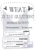 Aperçu - Cartes d'exercices - The answer is... What is the question? (speaking activity) - Page de couverture