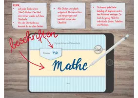 Vorschau - selbst erstellte Cliparts/Grafiken - 6 x Digitales Notizbuch: Schülerbeobachtung im Unterricht - Seite 2