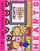 Vista previa - Hojas de trabajo - I CAN SPELL Series Special Edition Holidays Valentine Pizza Kids - página 1