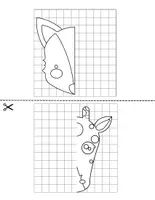 Vorschau - Arbeitsblätter - Tier Symmetrie - geeignet ab der 1. Klasse - Seite 2