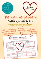 Vorschau - Arbeitsblätter - Klimamaterial: Helfen & die Welt verbessern - Ein Herz voller Wunder - Deckblatt