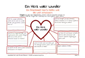 Vorschau - Arbeitsblätter - Klimamaterial: Helfen & die Welt verbessern - Ein Herz voller Wunder - Seite 1