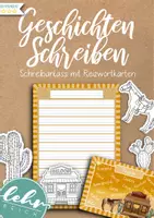 Vorschau - Mal- und Bastelvorlagen - Geschichten Schreiben - Schreibanlass mit Reizwörtern - Deckblatt