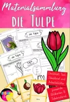 Vorschau - Arbeitsblätter - Unterrichtsmaterial über den Frühblüher Tulpe - Deckblatt