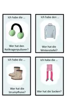 Vista previa - Juegos / Gamificación - Juego de lectura "Wer hat ...? Ich habe ...?" Winterkleidung - alemán - página 2