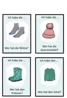 Vista previa - Juegos / Gamificación - Juego de lectura "Wer hat ...? Ich habe ...?" Winterkleidung - alemán - página 3
