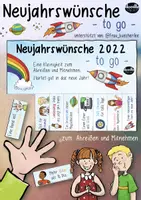 Aperçu - Jeux - Neujahrswünsche To-Go - Deutsch DaF DaZ - Page de couverture