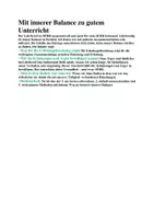 Vorschau - Text - Innere Balance #AreYouOk - Deckblatt