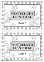 Vorschau - Arbeitsblätter - Winter Lerntheke Klasse 4 Mathe Deutsch Grundschule winterliche Aufgabenheft - Seite 2