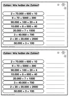 Vorschau - Arbeitsblätter - Winter Lerntheke Klasse 4 Mathe Deutsch Grundschule winterliche Aufgabenheft - Seite 3