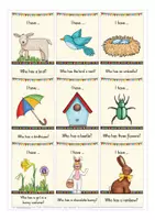 Vista previa - Unidades / Secuencias / Situaciones de Aprendizaje - I have ... Who has ...? Easter & Spring Inglés FREEBIE - página 3