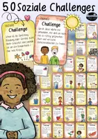 Aperçu - Jeux - 50 Soziale Challenges für die Schule und zu Hause DaF DaZ - Page de couverture