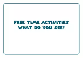 Vorschau - Stundenentwürfe - Free time activities - komplettes Paket (mit Grammatik) - Seite 1