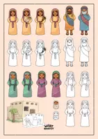 Vorschau - selbst erstellte Cliparts/Grafiken - Cliparts Bibelgeschichten - Ruth - Rut - Seite 1