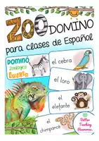 Aperçu - Jeux - animales del zoo DOMINO Espagnol - Page de couverture
