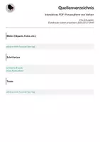Vorschau - Arbeitsblätter - interaktives PDF: Personalform von Verben - Seite 1