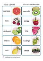 Aperçu - Jeux - frutas DOMINO juego Espagnol - Page 2