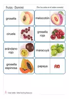 Aperçu - Jeux - frutas DOMINO juego Espagnol - Page 3