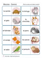 Aperçu - Jeux - mascotas Domino Espagnol - Page 2