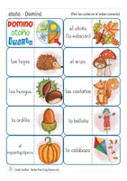 Aperçu - Jeux - otoño juego Domino Espagnol - Page 1