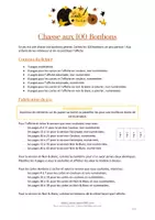 Aperçu - Apprentissages en autonomie - Chasse aux 100 bonbons pour Halloween - Page 1