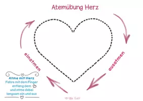 Vorschau - Mal- und Bastelvorlagen - Atemübung Herz 💕 - Seite 2