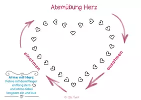 Vorschau - Mal- und Bastelvorlagen - Atemübung Herz 💕 - Seite 3